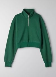 TNA at Aritzia Cozy Fleece Perfect 1 4 Zip Sweatshirt at Aritzia