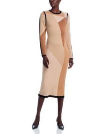 TOCCIN Nora Long Sleeve Colorblock Dress Bloomingdales at Bloomingdales