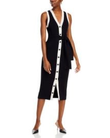 TOCCIN Victoria Button Front Midi Dress Bloomingdales at Bloomingdales