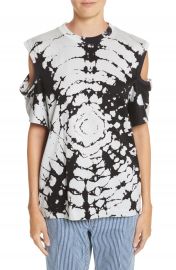 TOGA Tie Dye Cold Shoulder Top at Nordstrom