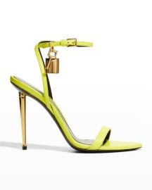 TOM FORD 105mm Lock Stiletto Sandals at Neiman Marcus