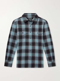 TOM FORD Checked Cotton-Flannel Shirt at Mr Porter