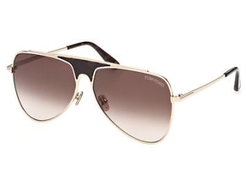 TOM FORD Ethan FT0935 28F Sunglasses Rose Gold Frame Gradient Brown Lenses 60mm eBay at eBay