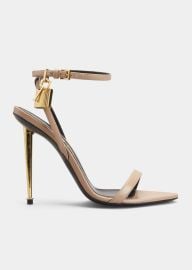 TOM FORD Lock Stiletto Sandals - at Bergdorf Goodman