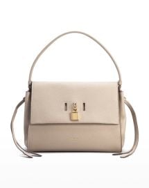 TOM FORD Medium Padlock Grain Leather Shoulder Bag at Neiman Marcus