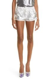 TOM FORD Metallic Crinkle Running Shorts at Nordstrom