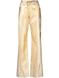 TOM FORD Metallic straight-leg Trousers - at Farfetch