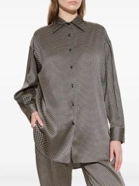 TOM FORD Polka Dot long-sleeve Shirt | Black | FARFETCH at Farfetch