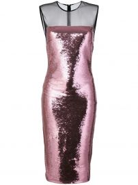 TOM FORD SEQUIN MIDI DRESS - at Farfetch