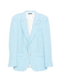 TOM FORD Sequinned Boucl Blazer Blue at Farfetch