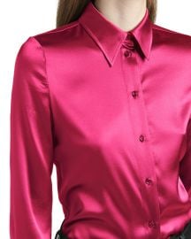 TOM FORD Silk Button-Down Blouse at Neiman Marcus