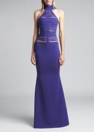 TOM FORD Slash Cutout High-Neck Gown - at Bergdorf Goodman