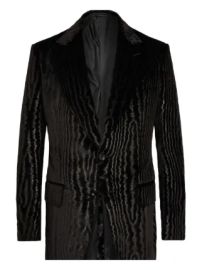 TOM FORD Velvet Blazer Black at Farfetch