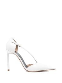TOM FORD buckle-strap Heeled Pumps White at Farfetch