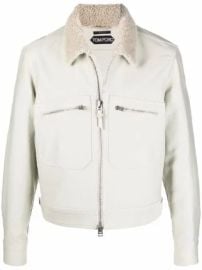 TOM FORD shearling-collar Jacket - at Farfetch