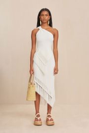 TONISHA KNIT SKIRT - OFF WHITE CULT GAIA at Cult Gaia