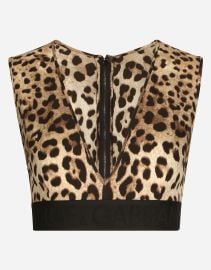TOP in Animal Print for Women DolceampGabbana at Dolce & Gabbana