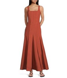 TOPSHOP Dropped Hem Full Circle Skirt Maxi Dress at Dillards