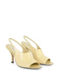 TOTEME Contour Slingback Mules Yellow at Farfetch