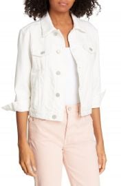 TRAVE Zoey Crop Denim Jacket   Nordstrom at Nordstrom