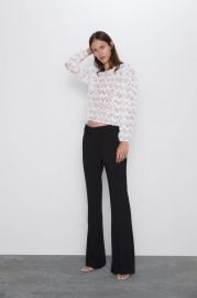 TULLE AND SEQUIN SWEATER at Zara