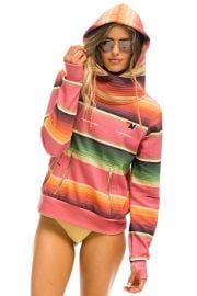 TULUM NINJA PULLOVER HOODIE - PINK - at Aviator Nation