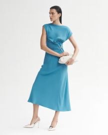 TURBAN RING DRESS - NAVY - Scanlan Theodore at Scanlan Theodore