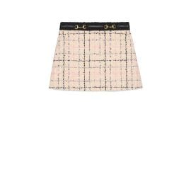 TWEED MINI SKIRT at Gucci