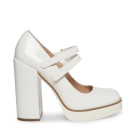 TWICE WHITE PATENT ndash at Steve Madden