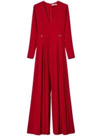 TWINSET Pleated Jumpsuit Red at Farfetch