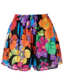 TWINSET floral-print Cotton Shorts - at Farfetch