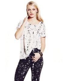 TWO by Vince Camuto Splatter Print Tee at Lord & Taylor