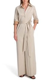 TWP All Night Long Stretch Cotton Jumpsuit at Nordstrom