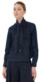 TWP Connor Button Down INDIGO RESIN M at Shopbop
