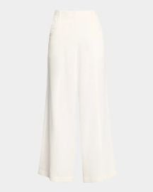 TWP Dees Wide Leg Linen Blend Trousers at Neiman Marcus