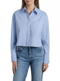 TWP Little Big Joe Cropped Oxford Shirt at Saks Fifth Avenue