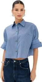 TWP Next Ex Button Down Blue/Wine P at Shopbop