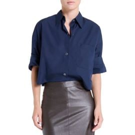 TWP Next Ex Cotton Button-Up Blouse at Nordstrom