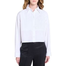 TWP Soon To Be Ex Bib Cotton Button-Up Shirt at Nordstrom