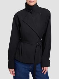 TWP The Last Chapter Stretch-Wool Belted Jacket | Saks Fifth Avenue at Saks Fifth Avenue