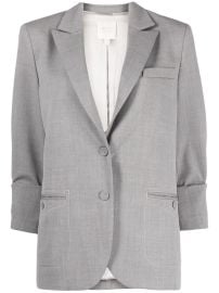 TWP turn-up Sleeve Silk Blazer - at Farfetch