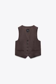 Tabbed Vest at Zara