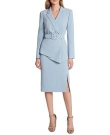 Tahari ASL Belted Jacket Skirt Suit - Macys at Macys