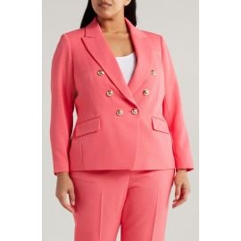 Tahari ASL Double Breasted Twill Blazer at Nordstrom