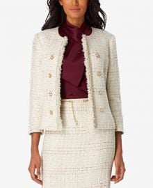 Tahari ASL Fringe-Trim Blazer   Reviews - Jackets   Blazers - Women - Macy s at Macys