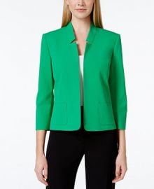 Tahari ASL Inverted -Collar Blazer at Macys