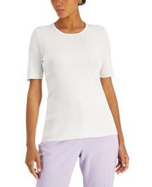 Tahari ASL Short-Sleeve Sweater - Macys at Macys