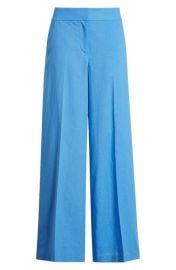 Tahari ASL Wide Leg Linen Blend Pants at Nordstrom