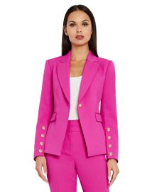 Tahari ASL Womens Buttoned-Sleeve Peak-Lapel Blazer - Macys at Macys