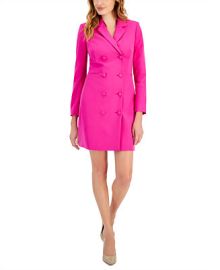 Tahari ASL Womens Double-Breasted Blazer Dress - Macys at Macys